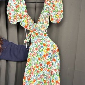 Sky to Moon Floral Dress